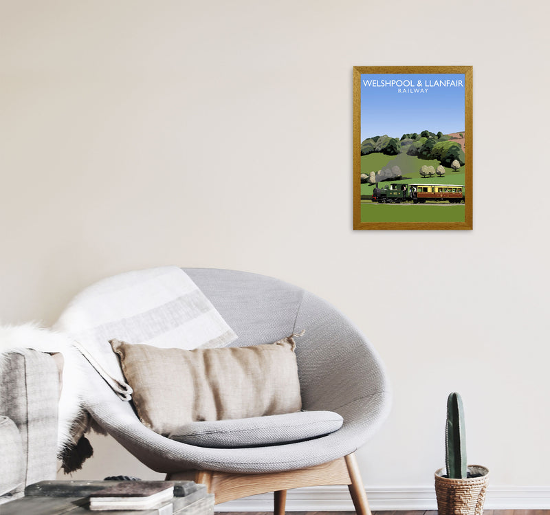 Welshpool & Llanfair by Richard O'Neill A3 Print Only