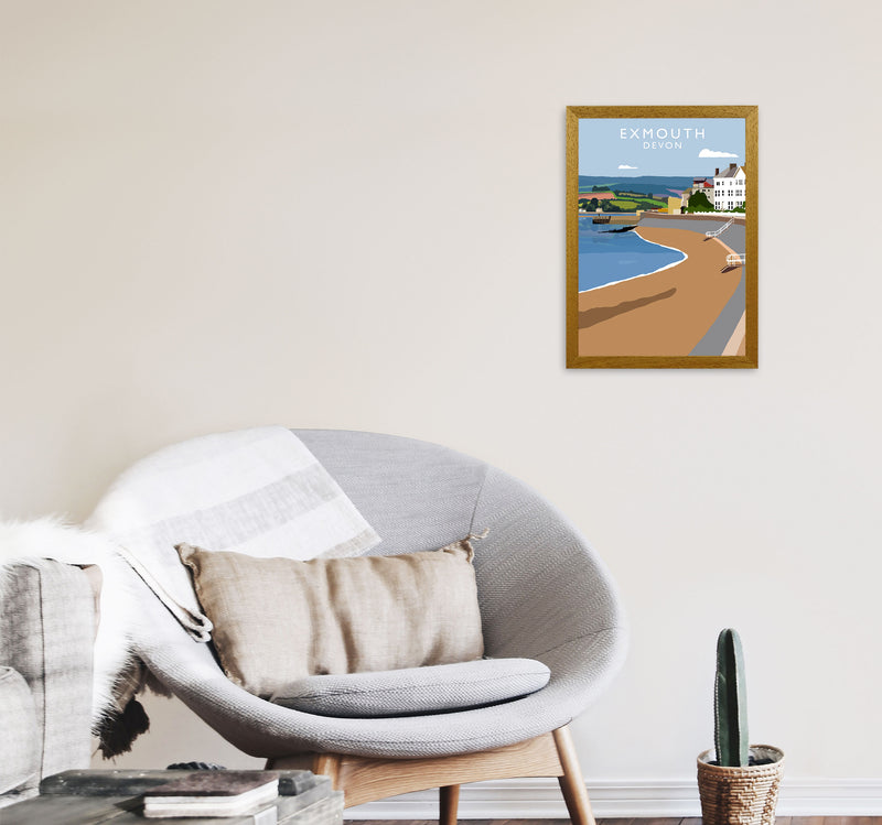 Exmouth Devon Art Print by Richard O'Neill A3 Print Only