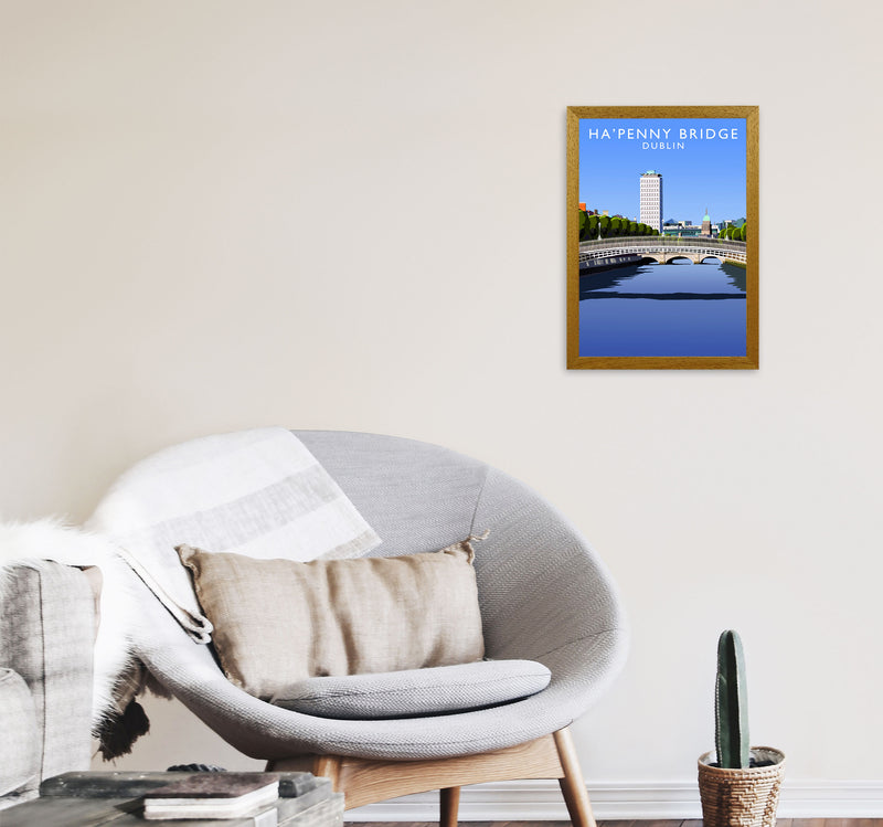 Ha'Penny Bridge by Richard O'Neill A3 Print Only