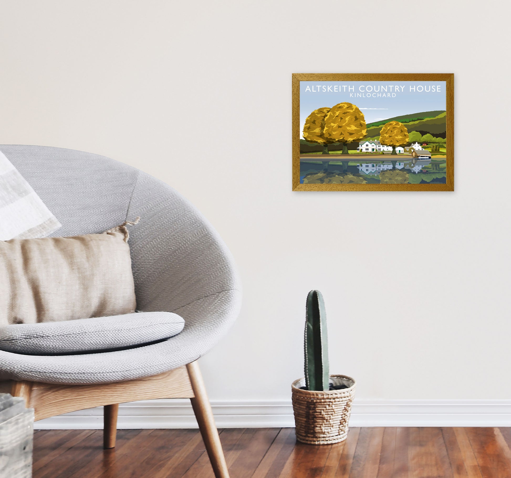 Altskeith Country House (Landscape) by Richard O'Neill A3 Print Only