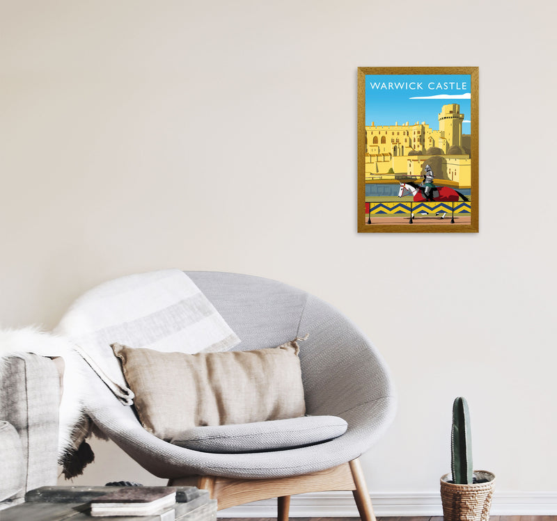 Warwick Castle Portrait by Richard O'Neill A3 Print Only