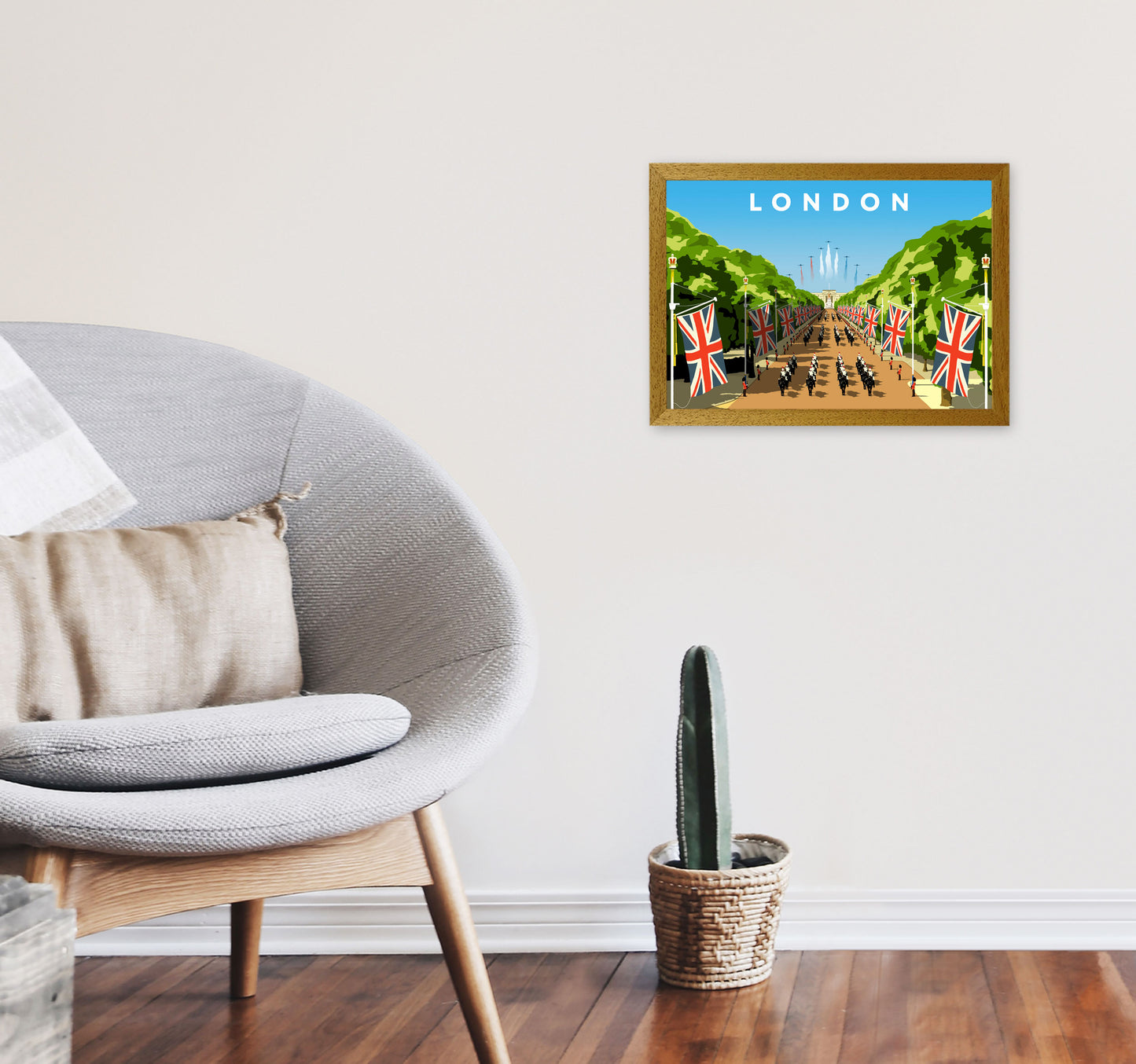 London Art Print by Richard O'Neill A3 Print Only