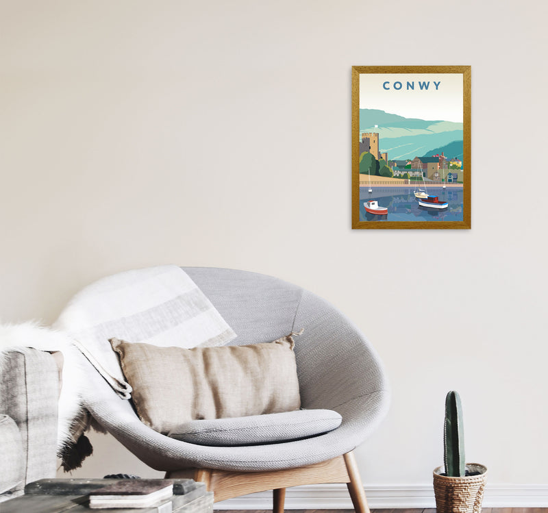 Conwy Art Print by Richard O'Neill A3 Print Only