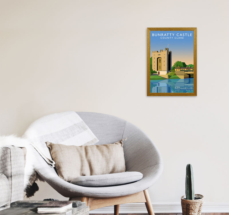Bunratty Castle Portrait by Richard O'Neill A3 Print Only