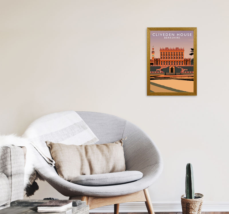 Cliveden House Portrait by Richard O'Neill A3 Print Only