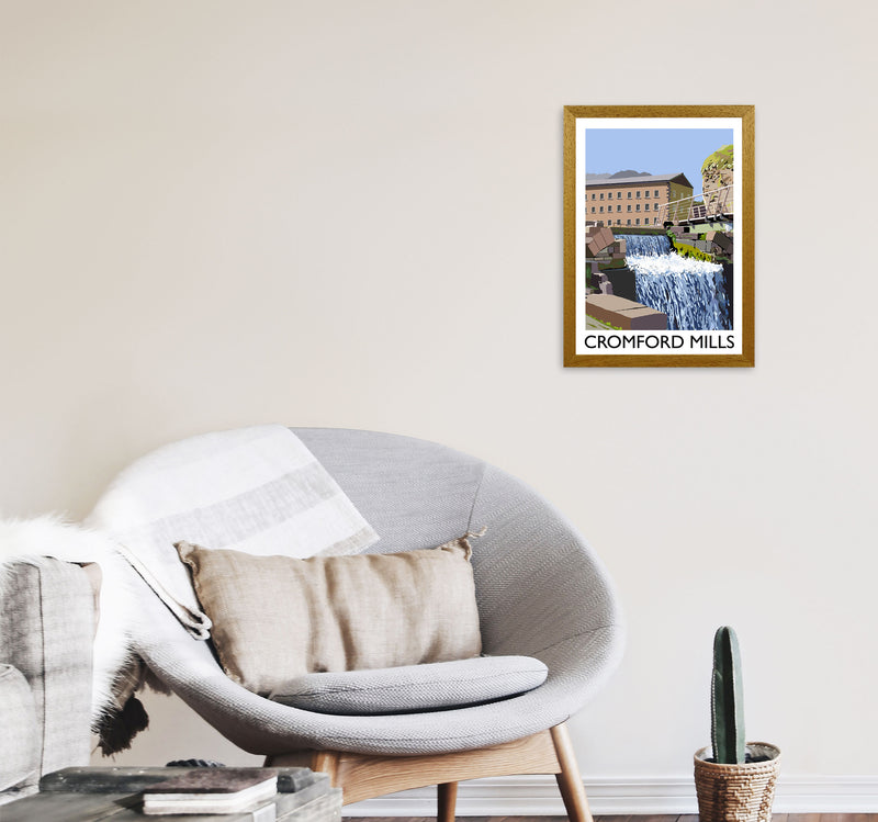 Cromford Mills Portrait by Richard O'Neill A3 Print Only