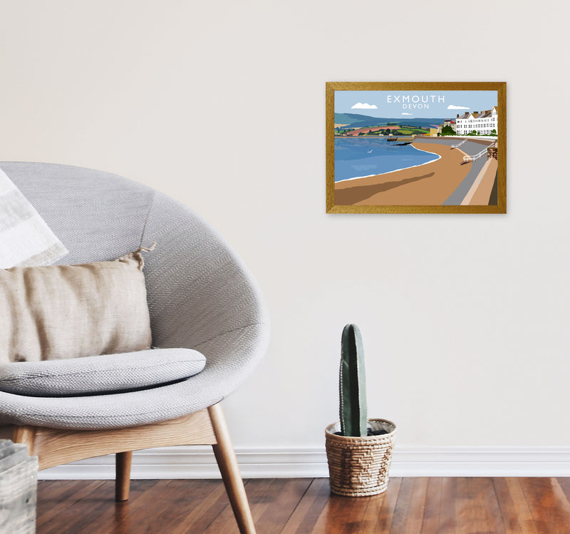 Exmouth Devon Art Print by Richard O'Neill A3 Print Only