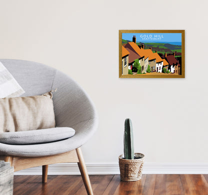 Gold Hill 2 by Richard O'Neill A3 Print Only