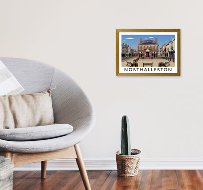 Northallerton Framed Digital Art Print by Richard O'Neill A3 Print Only