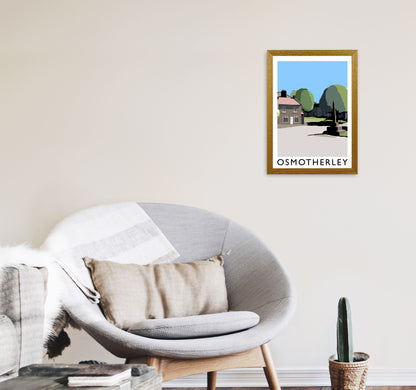Osmotherley Travel Art Print by Richard O'Neill, Framed Wall Art A3 Print Only