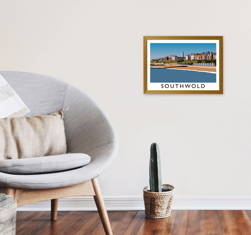 Southwold Framed Digital Art Print by Richard O'Neill A3 Print Only