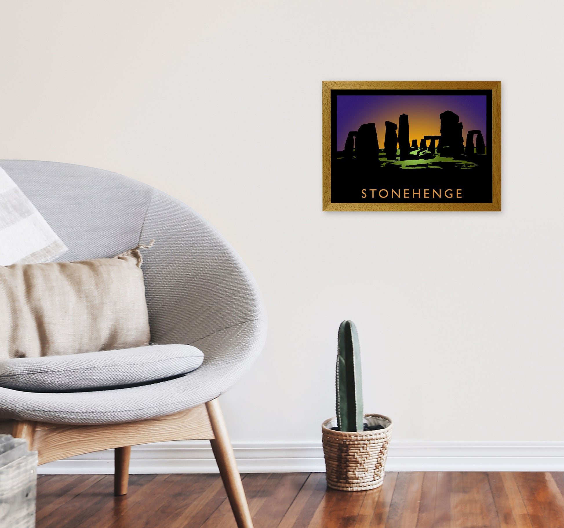 Stonehenge Art Print by Richard O'Neill A3 Print Only