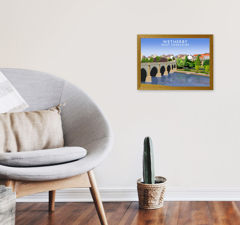 Wetherby West Yorkshire Digital Art Print by Richard O'Neill A3 Print Only