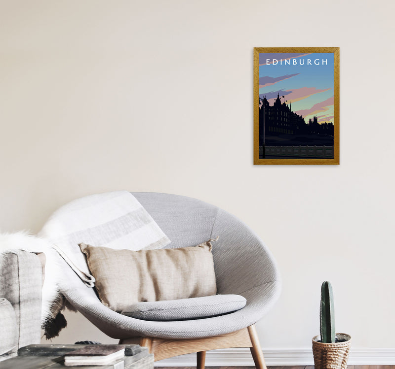 Edinburgh Art Print by Richard O'Neill A3 Print Only