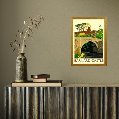 Barnard Castle 3 by Richard O'Neill A3 Oak Frame
