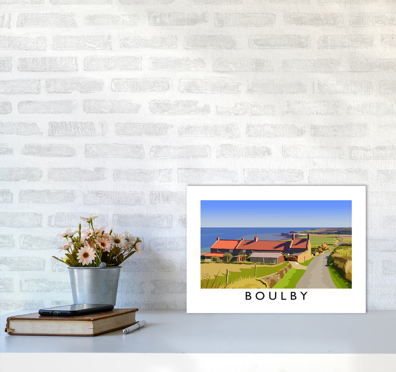 Boulby 2 Art Print by Richard O'Neill A3 Black Frame