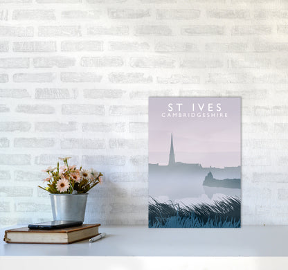 St Ives, Cambridgeshire Travel Art Print by Richard O'Neill A3 Black Frame
