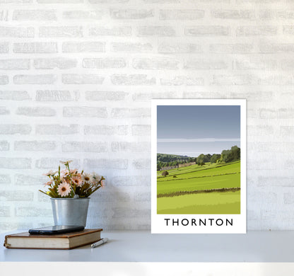 Thornton portrait Travel Art Print by Richard O'Neill A3 Black Frame