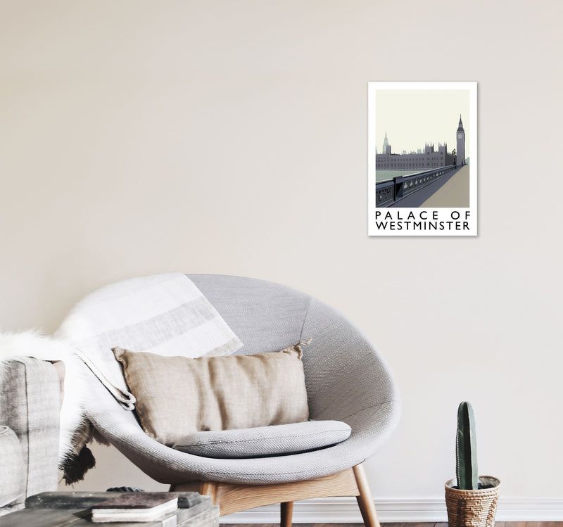 Palace Of Westminster by Richard O'Neill A3 Black Frame