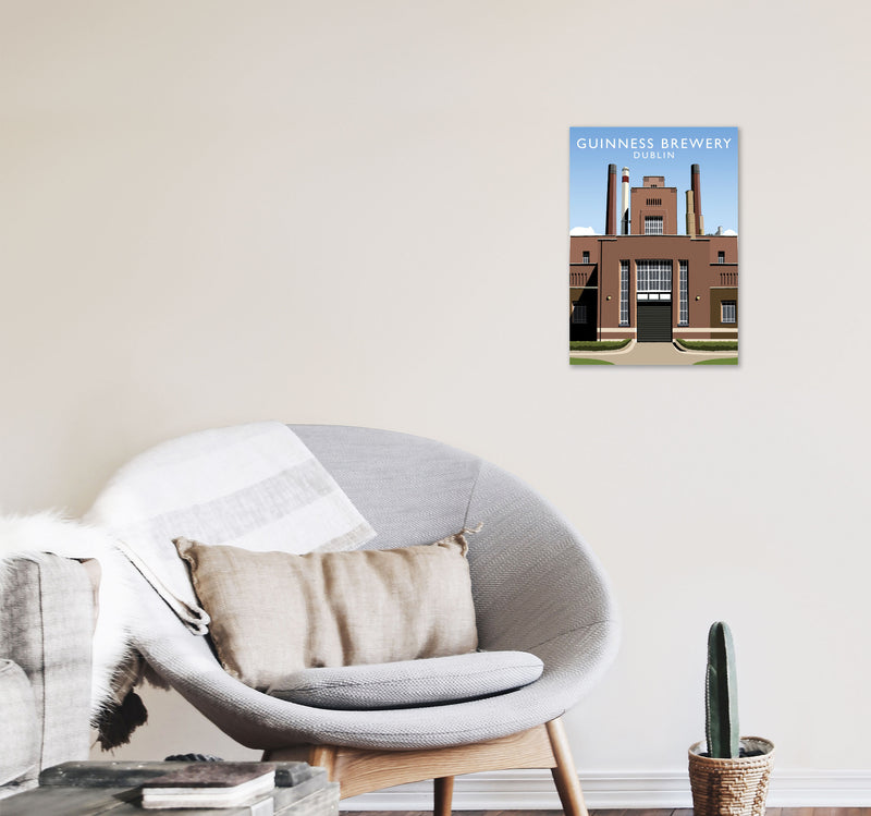 Guinness Brewery by Richard O'Neill A3 Black Frame