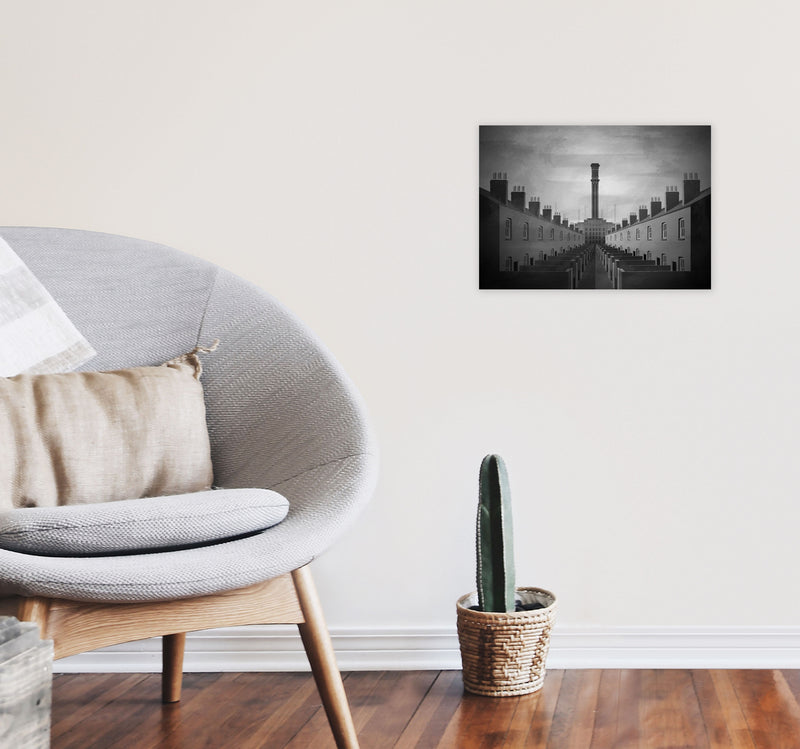 Northen Mills by Richard O'Neill A3 Black Frame