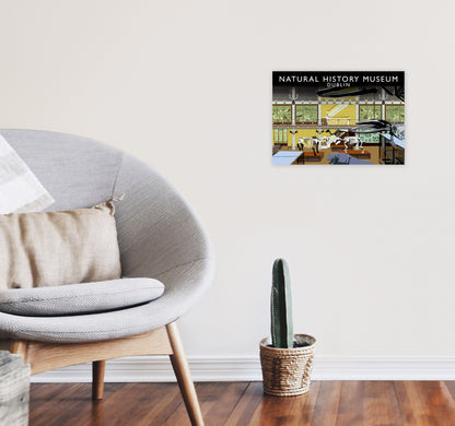 Natural History Museum Dublin Art Print by Richard O'Neill, Framed Wall Art A3 Black Frame
