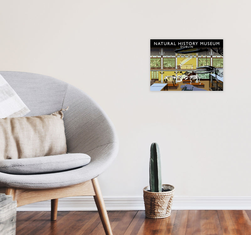 Natural History Museum Dublin Art Print by Richard O'Neill, Framed Wall Art A3 Black Frame