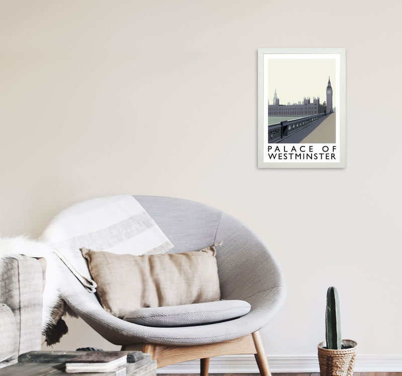 Palace Of Westminster by Richard O'Neill A3 Oak Frame