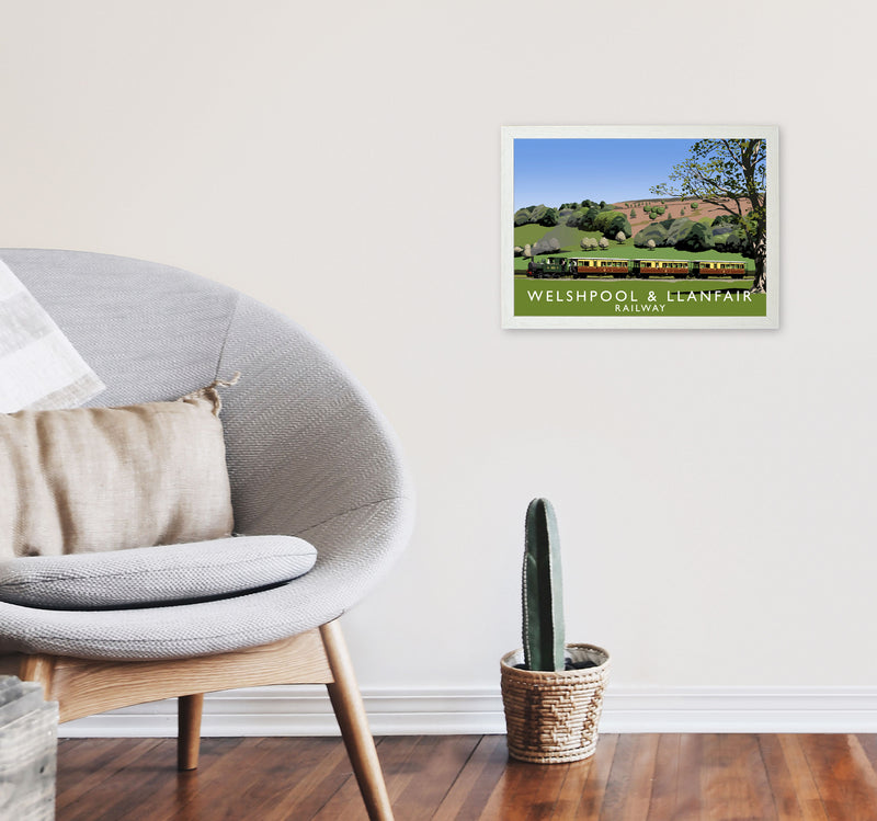 Welshpool & Llanfair by Richard O'Neill A3 Oak Frame