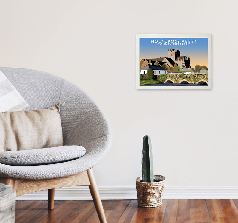 Holycross Abbey by Richard O'Neill A3 Oak Frame