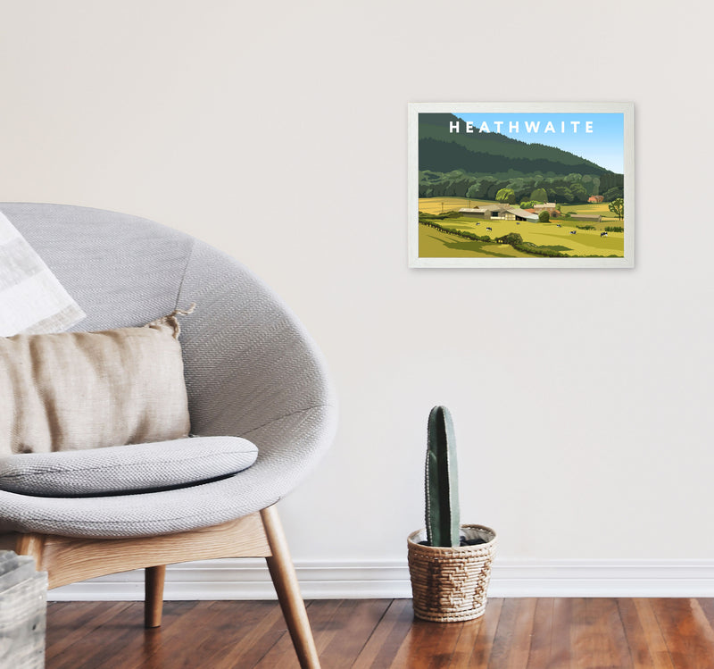 Heathwaite by Richard O'Neill A3 Oak Frame