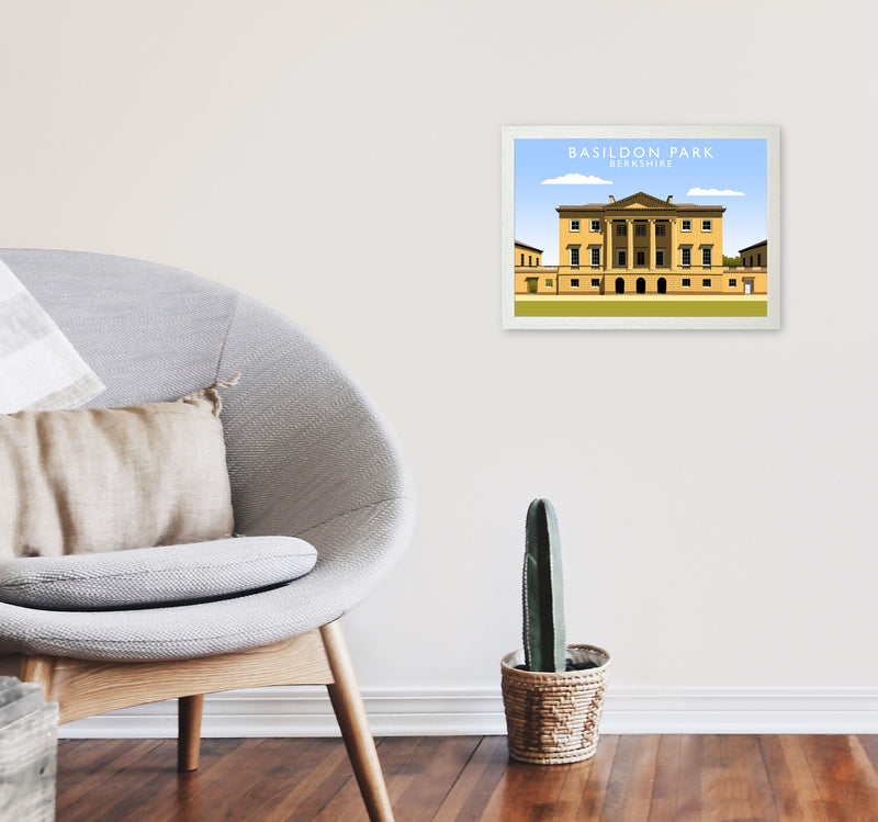 Basildon Park by Richard O'Neill A3 Oak Frame