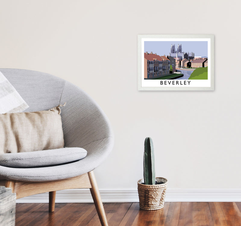 Beverley by Richard O'Neill A3 Oak Frame