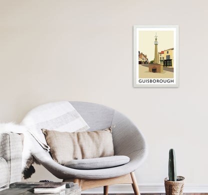 Guisborough Portrait by Richard O'Neill A3 Oak Frame