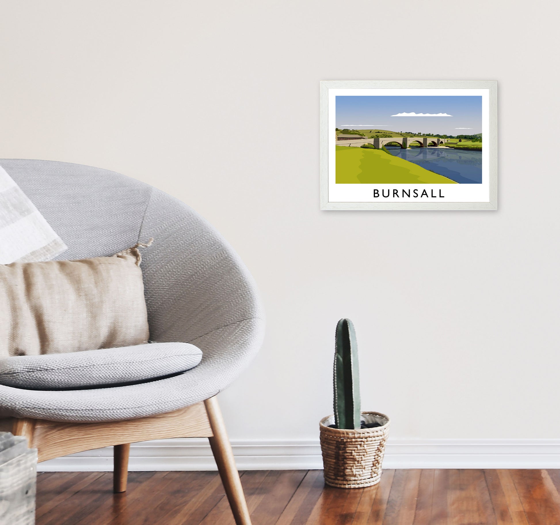 Burnsall by Richard O'Neill A3 Oak Frame