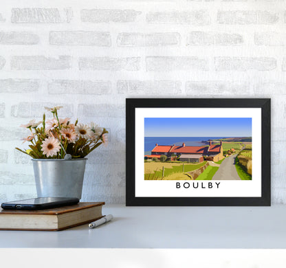 Boulby 2 Art Print by Richard O'Neill A4 White Frame