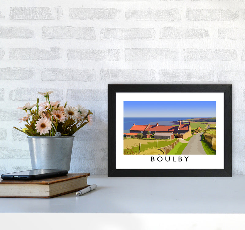 Boulby 2 Art Print by Richard O'Neill A4 White Frame