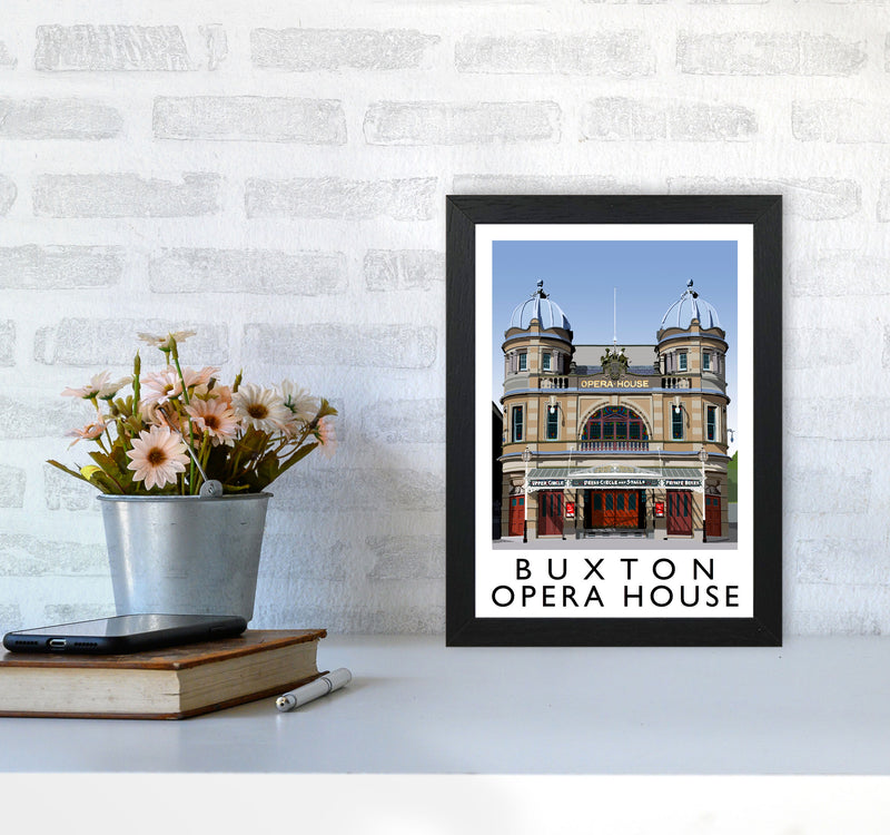 Buxton Opera House by Richard O'Neill A4 White Frame
