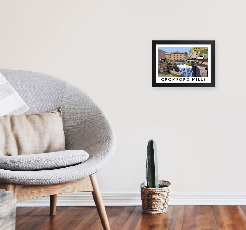 Cromford Mills by Richard O'Neill A4 White Frame