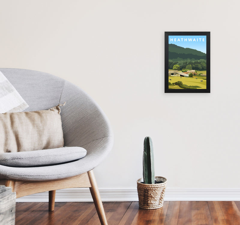 Heathwaite Portrait by Richard O'Neill A4 White Frame
