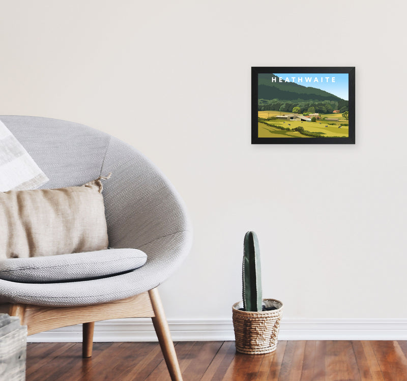 Heathwaite by Richard O'Neill A4 White Frame
