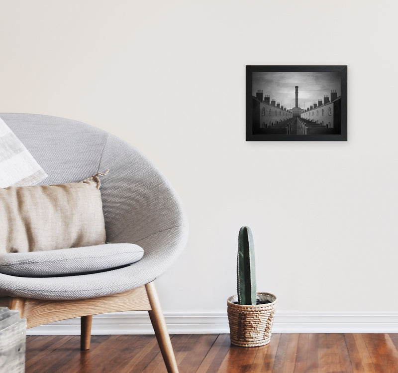 Northen Mills by Richard O'Neill A4 White Frame