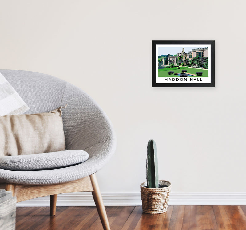 Haddon Hall 2 by Richard O'Neill A4 White Frame