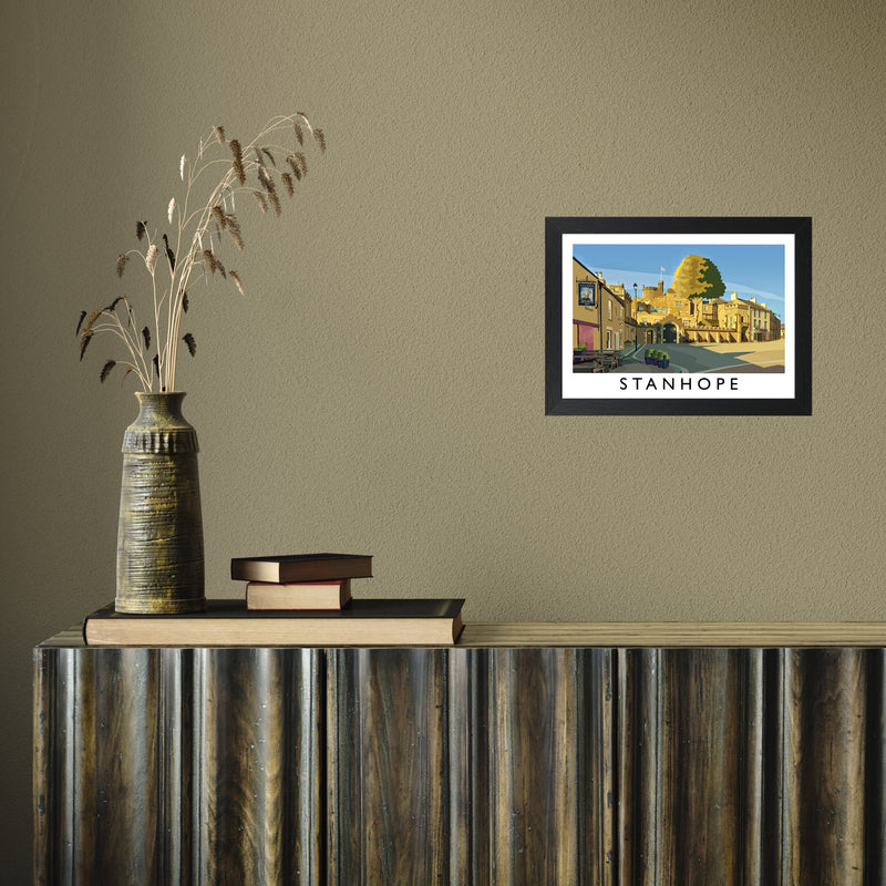 Stanhope by Richard O'Neill A4 Black Frame