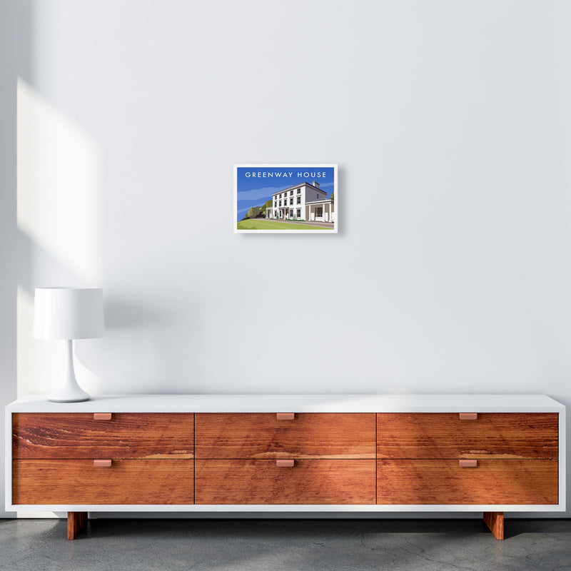 Greenway House Art Print by Richard O'Neill A4 Canvas
