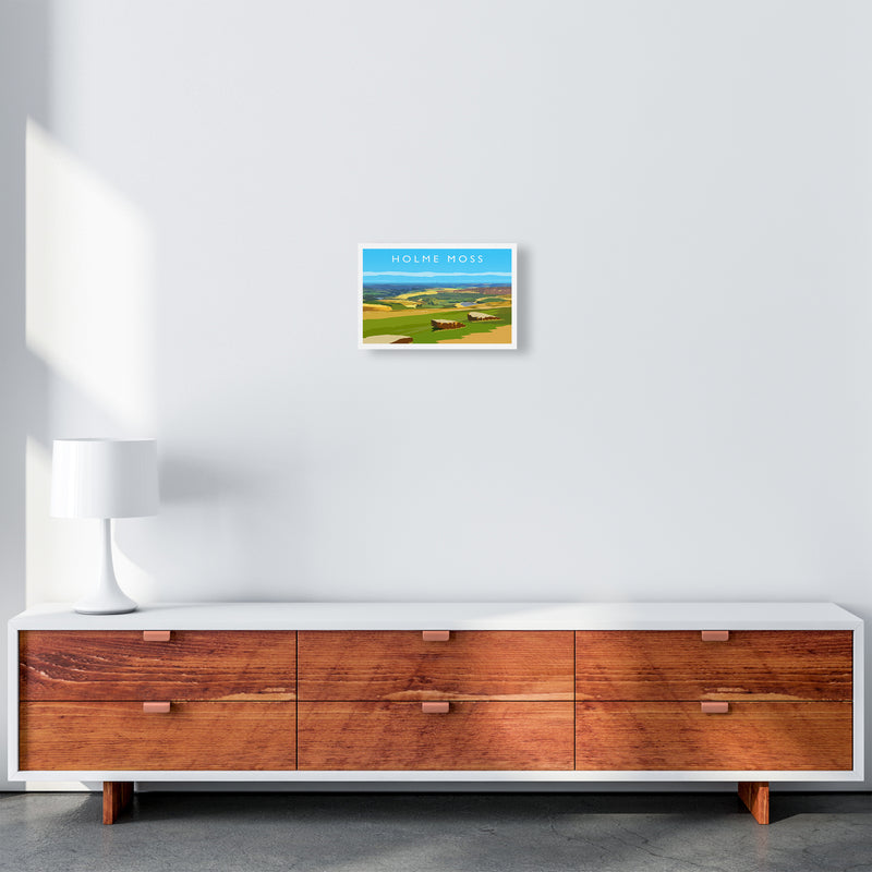 Holme Moss Travel Art Print by Richard O'Neill A4 Canvas
