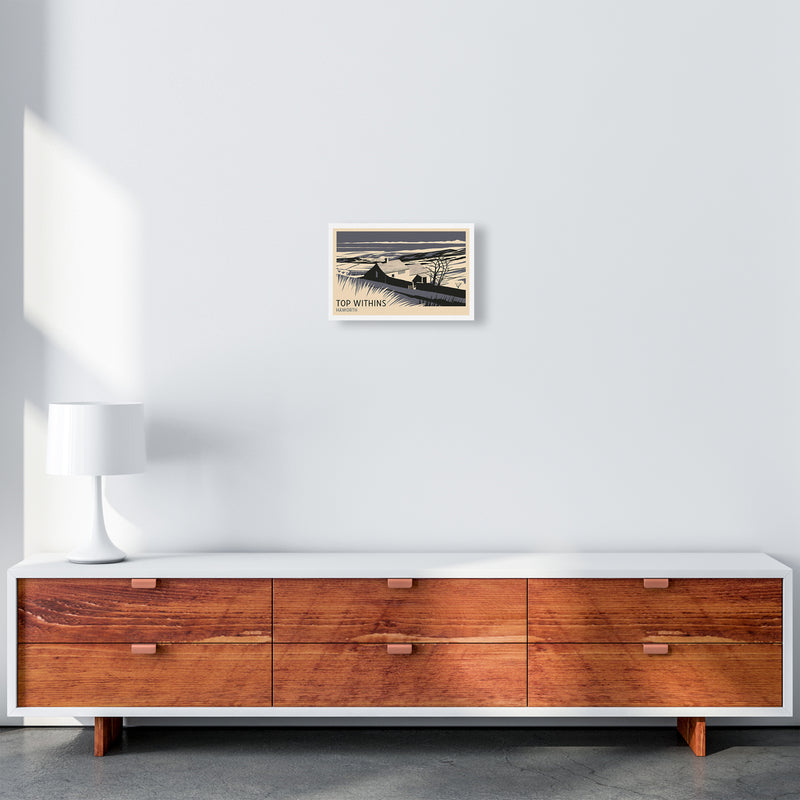 Top Withins Travel Art Print by Richard O'Neill A4 Canvas
