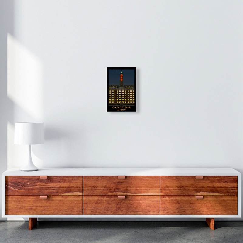 Oxo Tower by Richard O'Neill A4 Canvas