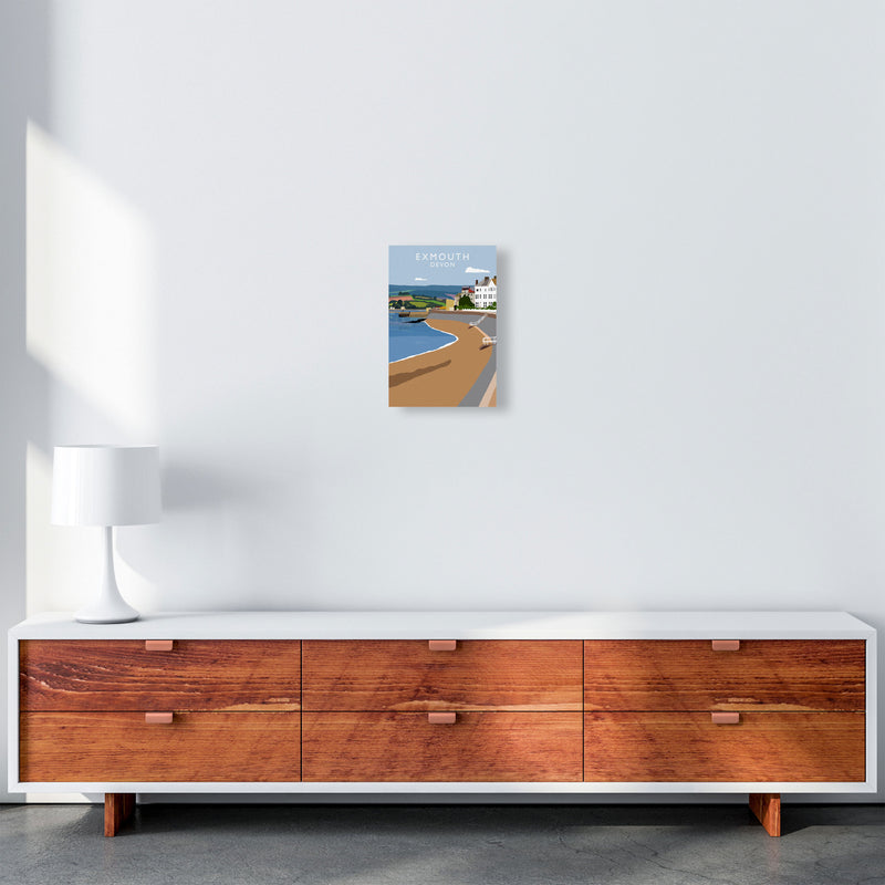 Exmouth Devon Art Print by Richard O'Neill A4 Canvas