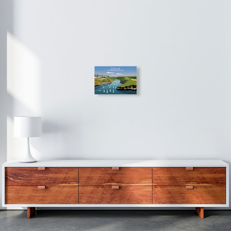Solva by Richard O'Neill A4 Canvas